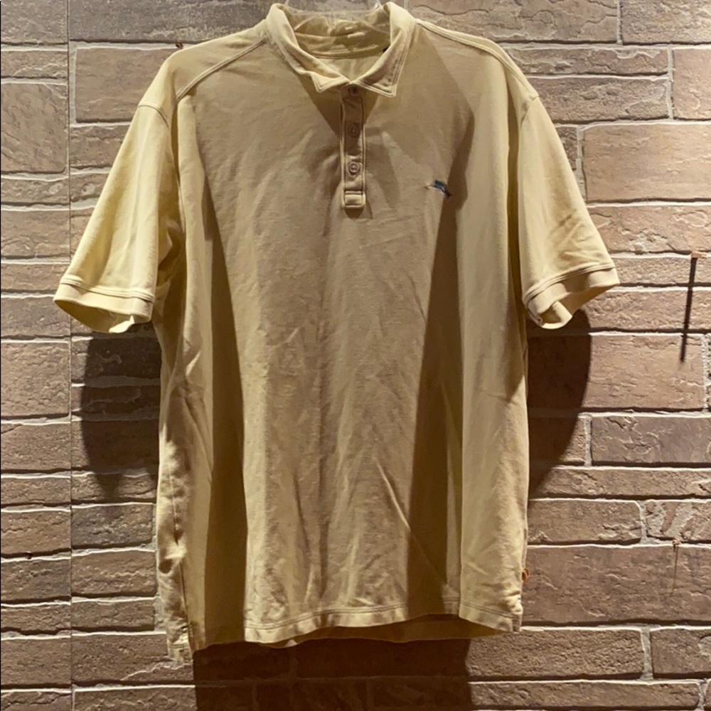 Neonish yellow Timmy Bahamas men’s polo